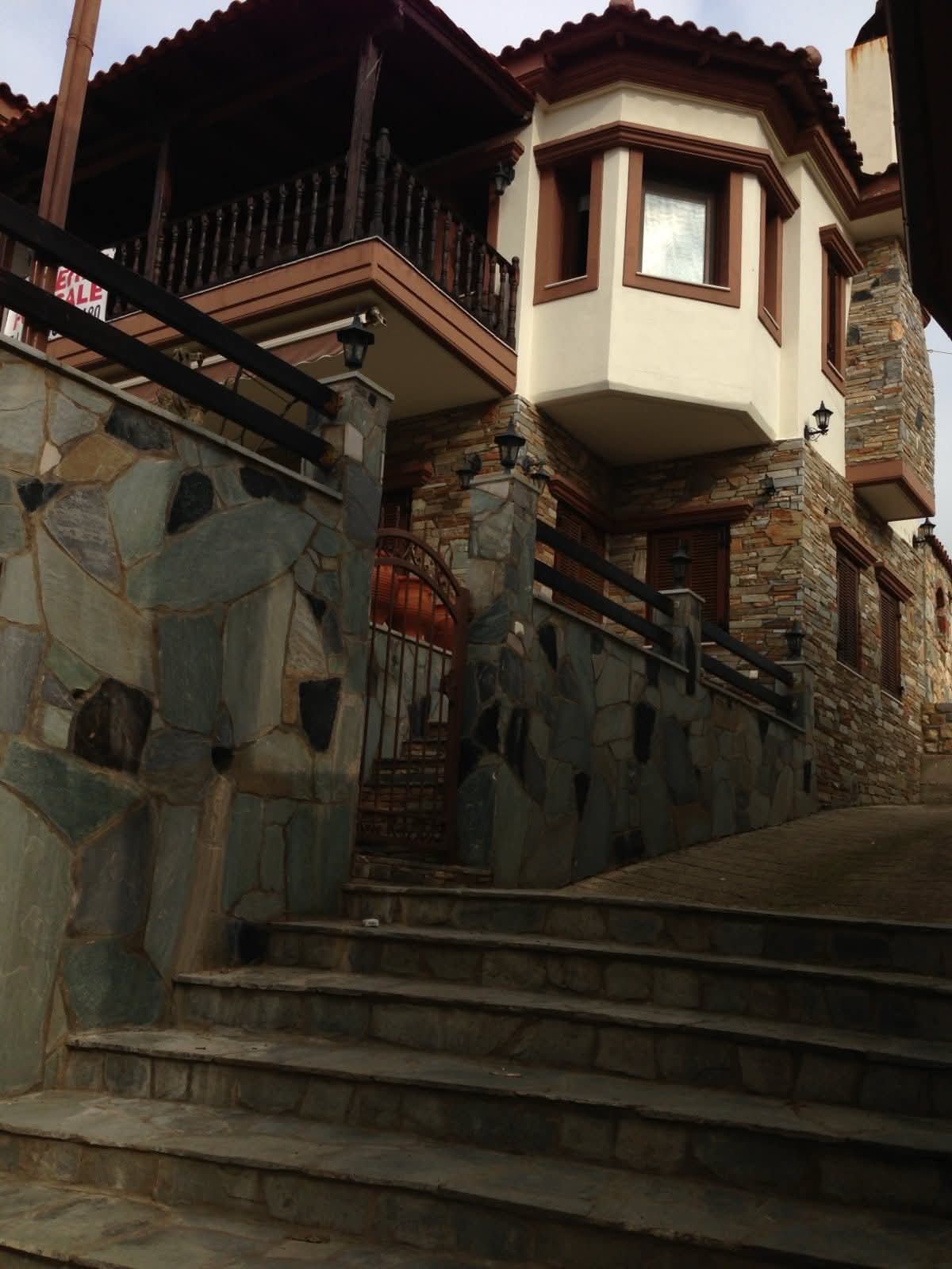 Stone residence facade