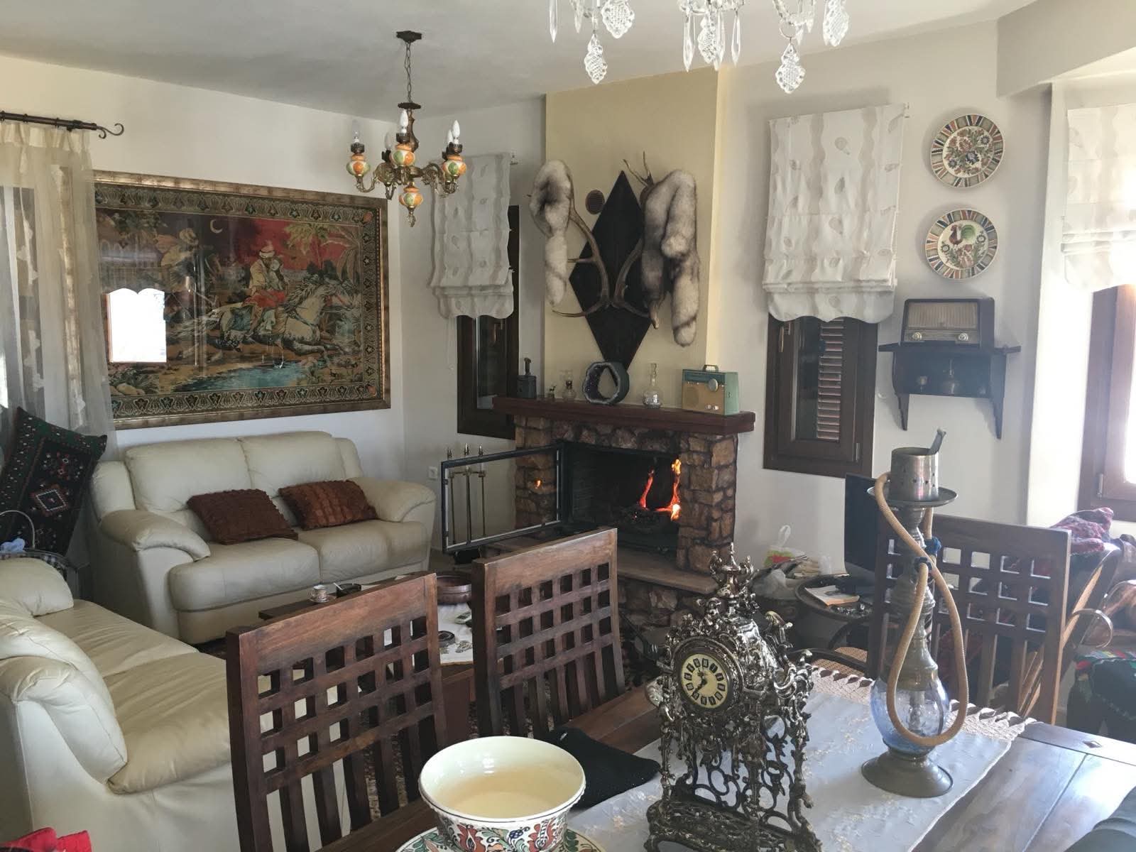 Dining and living space
